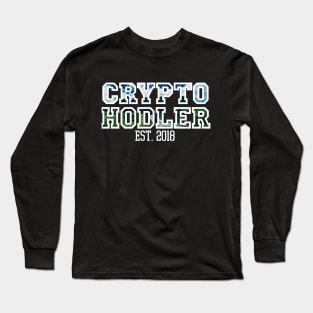 Nature Bitcoin Ethereum Blockchain Crypto Hodler Long Sleeve T-Shirt